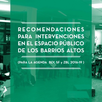 Recomendaciones para intervenciones en el espacio público